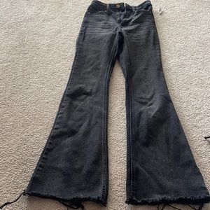 Garage flare denim pants